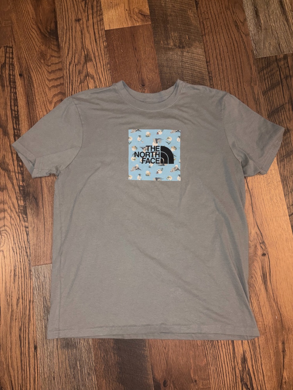 The North Face Olive Green Graphic Logo Tee